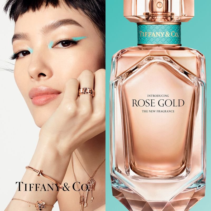 Tiffany & Co Rose Gold Eau de Parfum by Steven Meisel with Tiffany & Co Rose Gold Eau de Parfum by Steven Meisel with